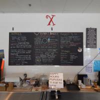 Xinia's Bakery Xinia's Bakery chalkboard menu
